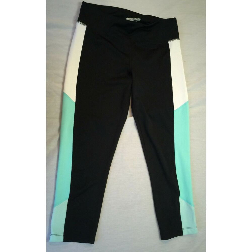 🫐  EXPCORE PERFORMANCE WOMENS ATHLETIC PULL ON YOGA CAPRIS PANTS SIZE S  🫐
